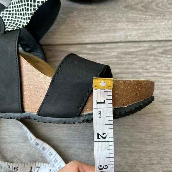 BioNatura Chic Minimalist Cork  Wedge Strappy Sandals Made in Italy - Picture 15 of 16
